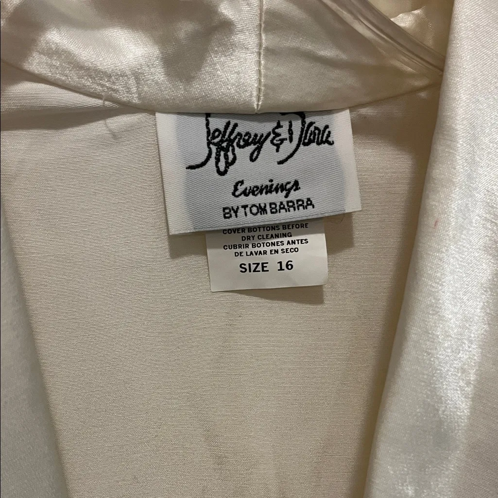 Vintage Elegant Blouse Jeffrey and Dara Evenings Tom Barra Shirt Size 16 - Image 6