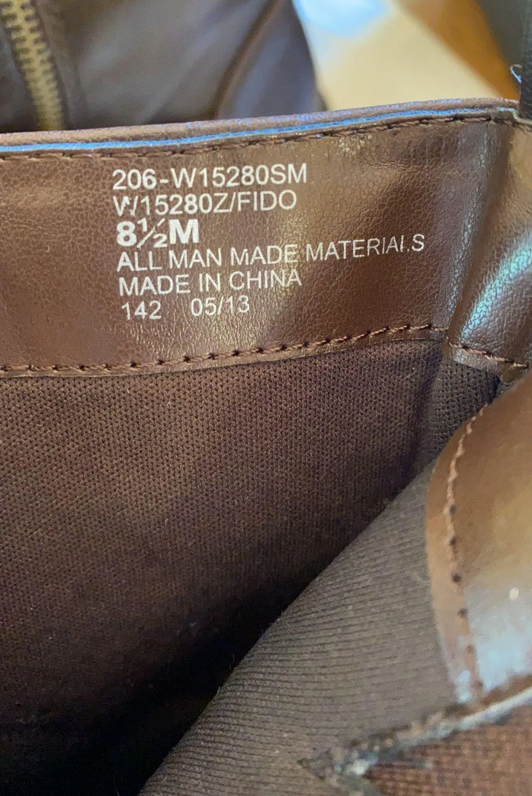 White Mountain Brown Combat Boots - Image 6