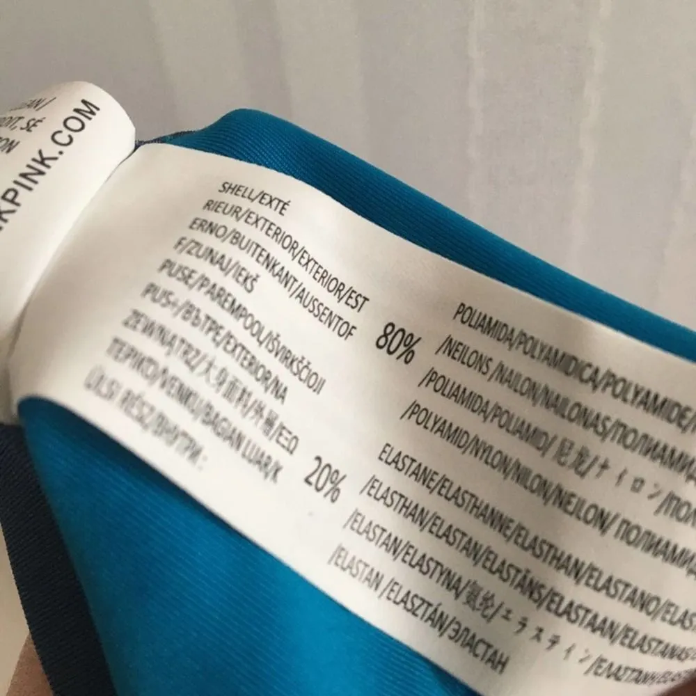 MINKPINK Sea Splice Colorblock Cheeky Hipster Shimmer Bikini Bottoms Blue Medium - Image 7