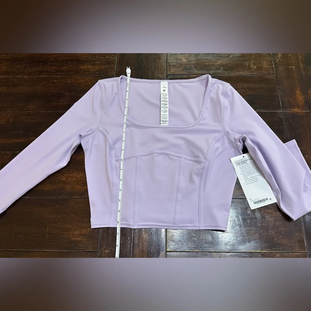 NWT Lululemon Waist-Seamed Nulu Long-Sleeve Shirt - Lilac Ether - 6 - Image 11