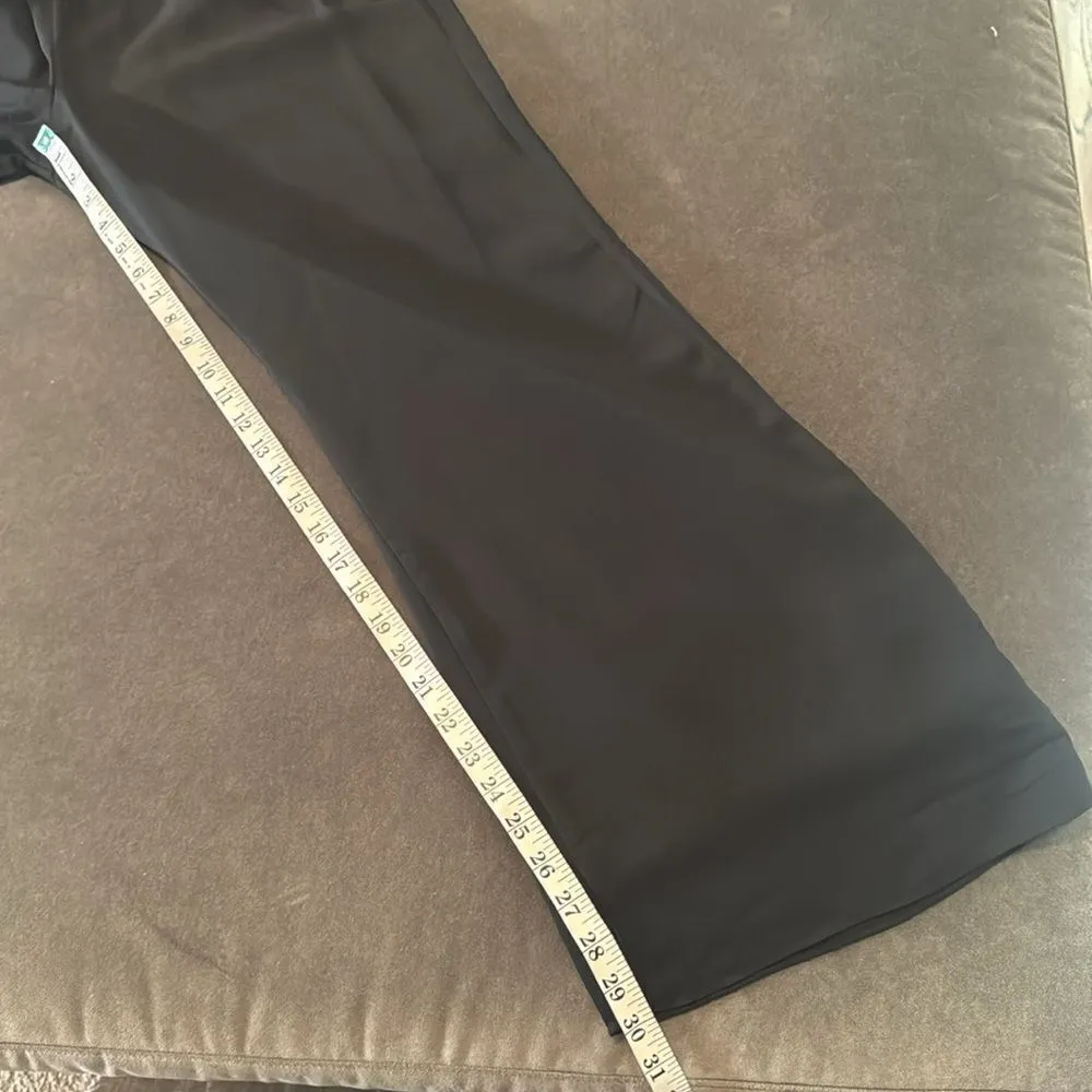 Women’s Black Chiffon 3 Piece Formal Pants Suit Ribbon Detail Size 14 NEW - Image 11