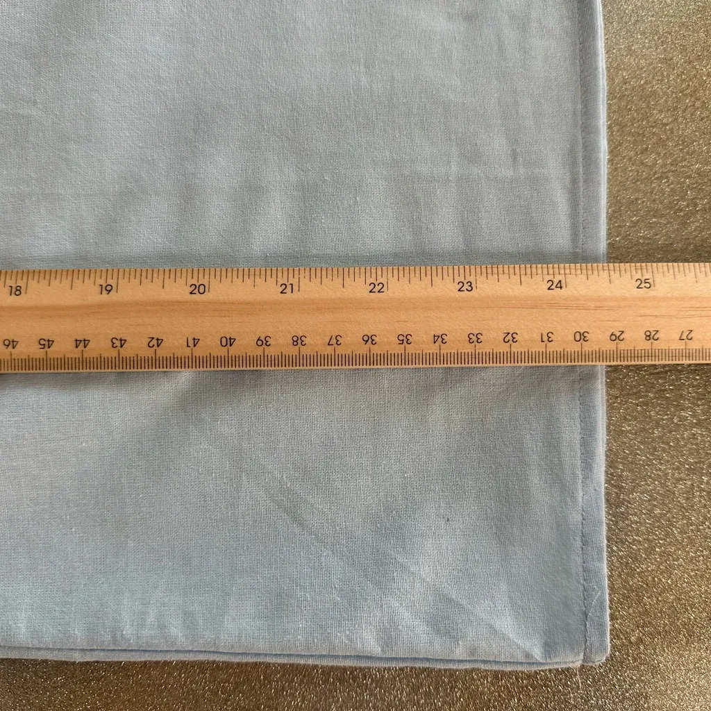 Women's Cotton Peter Pan Collar Casual Plain Tunic Top (998) Blue Size M - Image 9