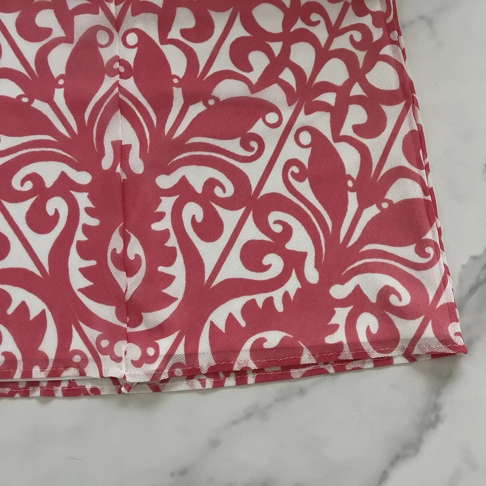 Vivienne Tam Y2K Mini Dress XS Pink Coral Mesh Retro Vintage Dainty Coquette - Image 8