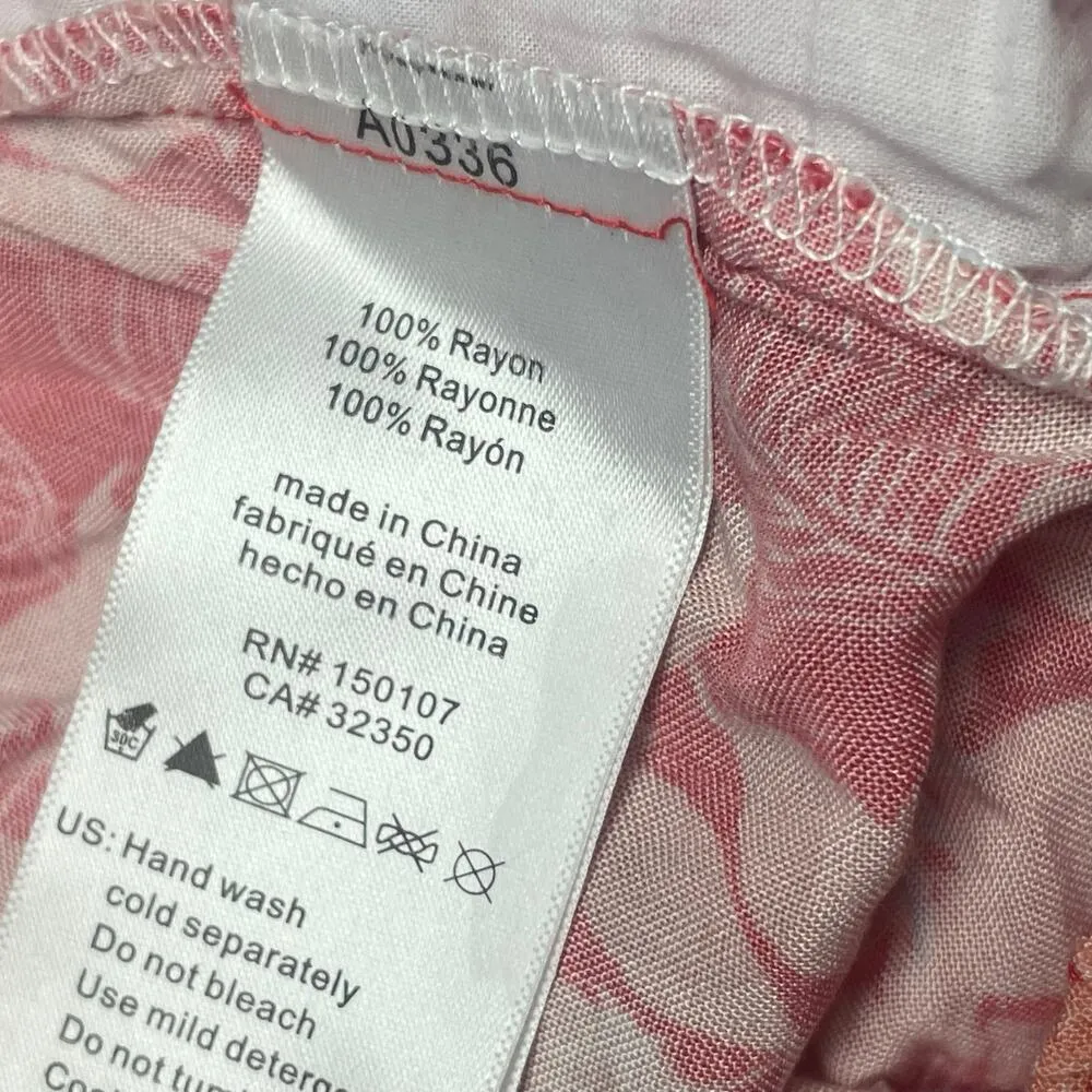 Rusty Womens Lightweight Pull On Floral Shorts Size Small Beach Surf Style - Image 4