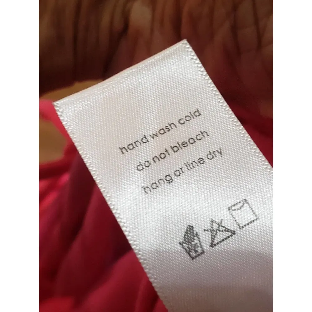 Naked Wardrobe Women's Pink Viscose Open Back Long Sleeve Knee Length Dress XS - Image 8