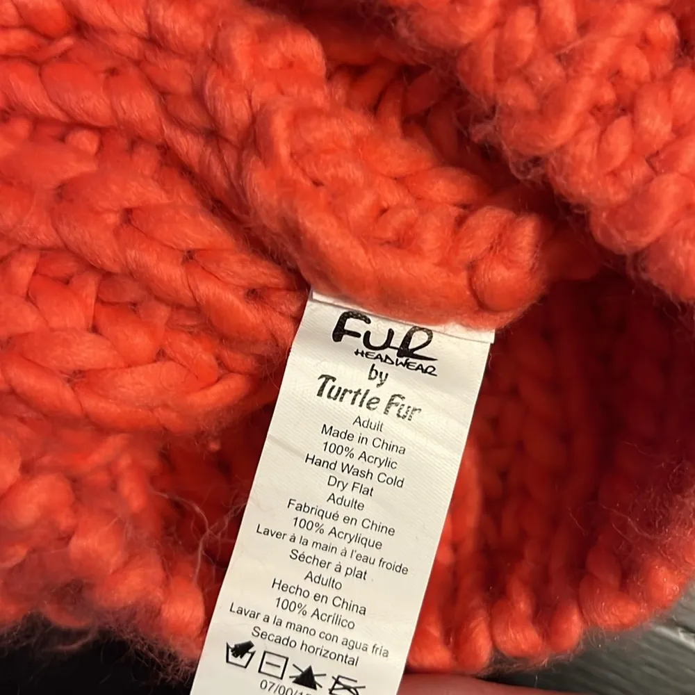 FUR headwear turtle fur hat beanie - Image 3