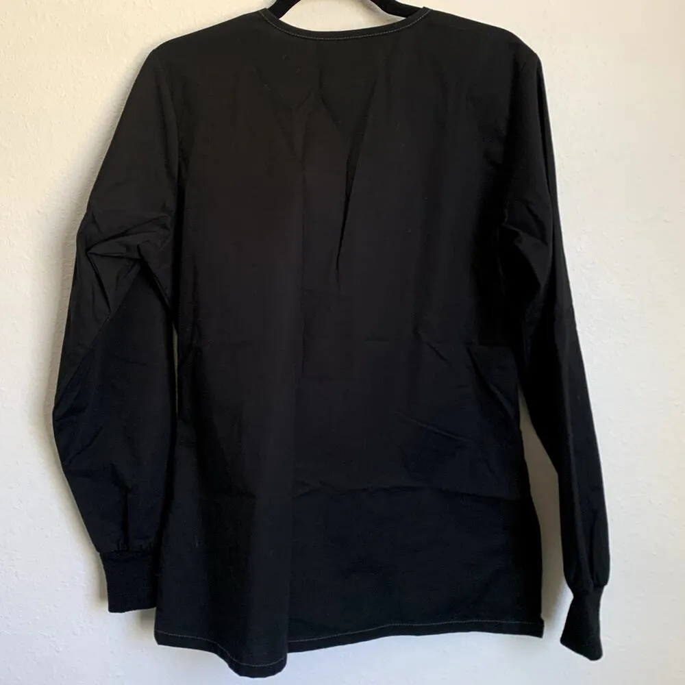WonderFlex Scrub Jacket in Black - Image 2