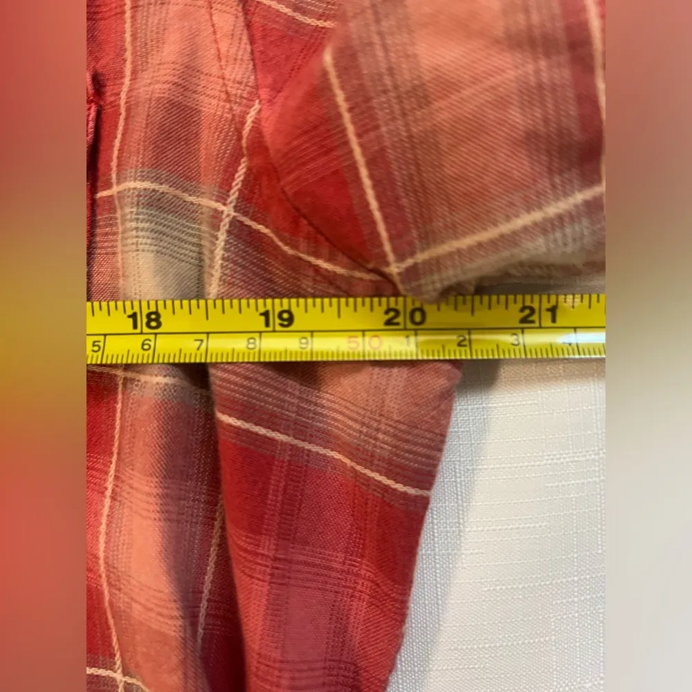 Chaps Plaid Long Sleeve Button Shirt Size L - Image 4