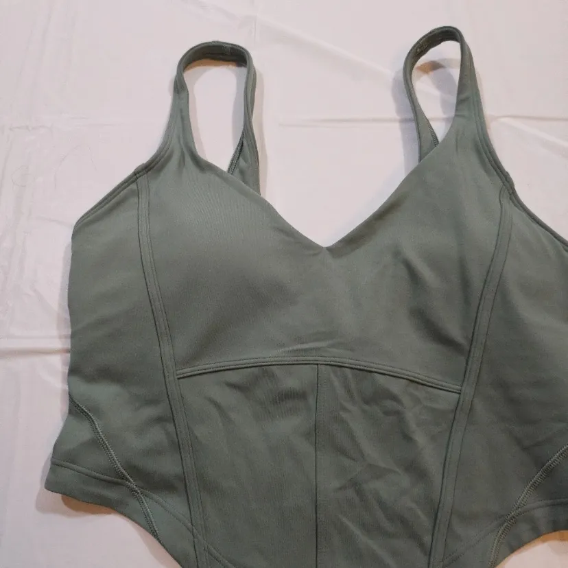 Lululemon align corset tank in grey eucalyptus 4 - Image 10