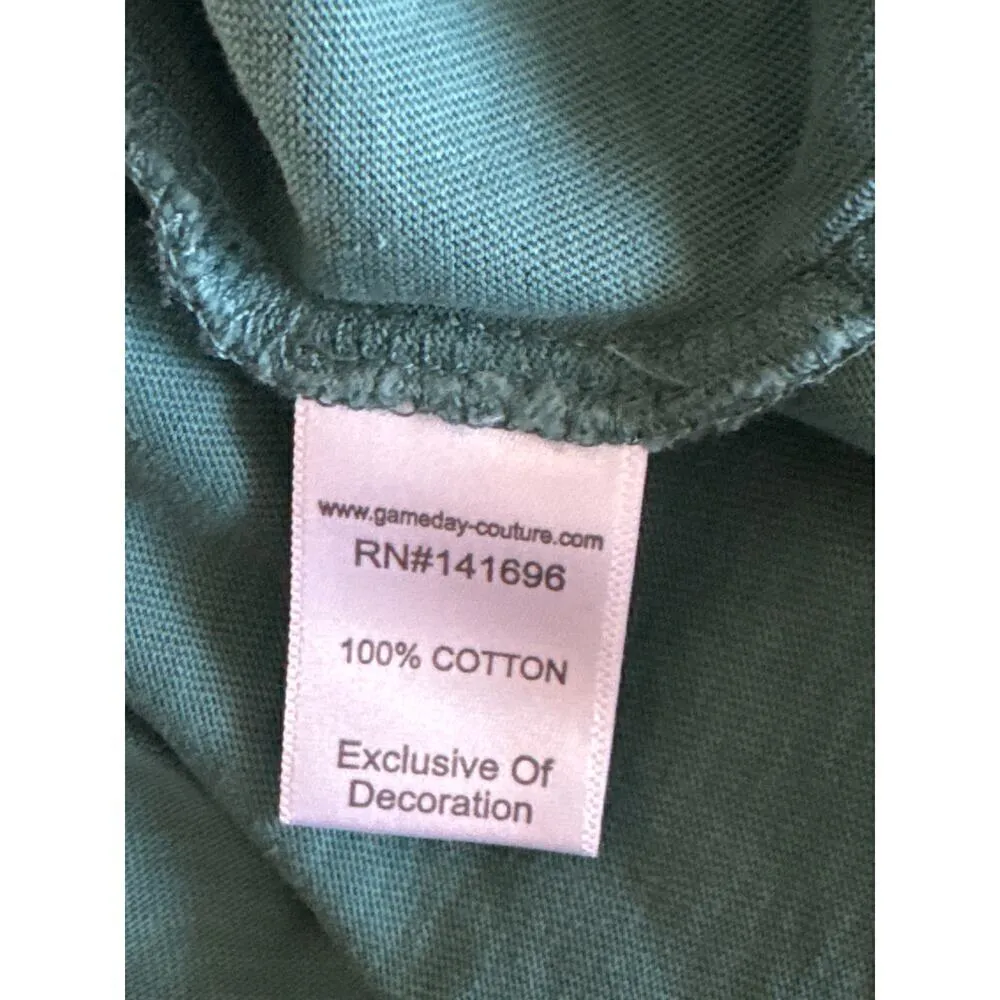 Gameday Couture‎ "I'll Be Home" Holiday Elbow Patch Shirt Women's XXL NWOT Green - Image 8