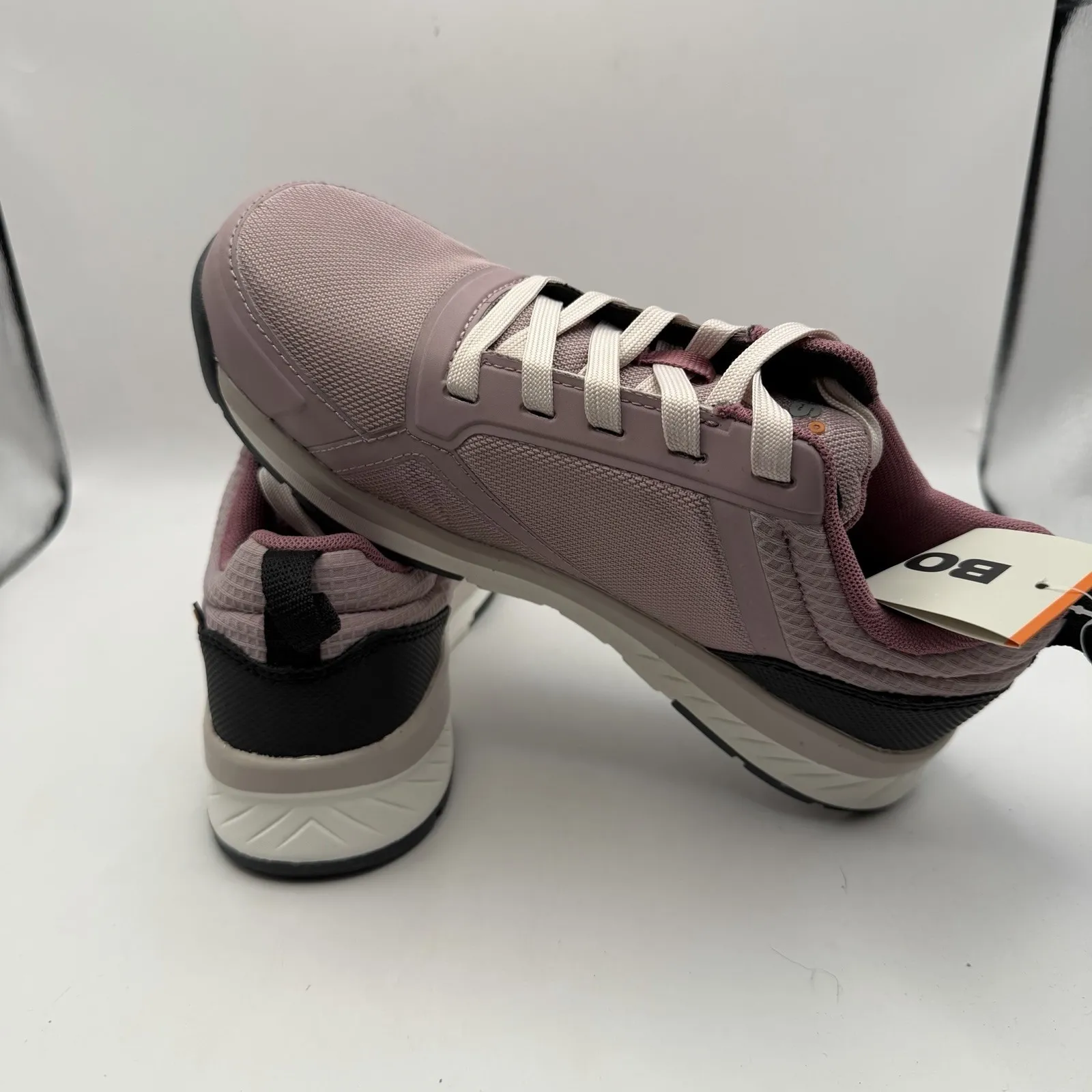 NEW Bogs Sandstone Lo CT Womens Sz 7.5 Misty rose Pink Composite Toe Safety Shoe - Image 6