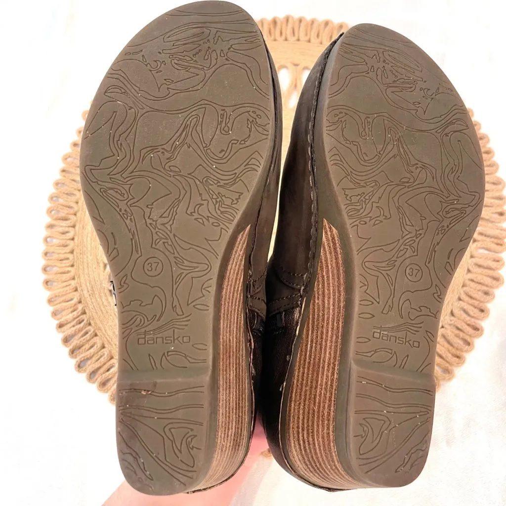 Dansko Shirley Boot Women's Brown Metallic Ankle Size 37 - Image 8