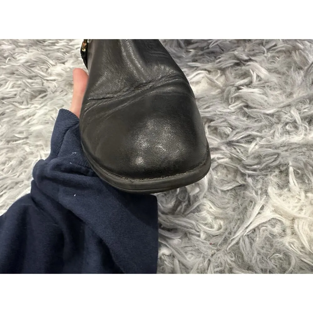 Ralph Lauren Mesa Black Leather Riding Boots 7.5 - Image 4