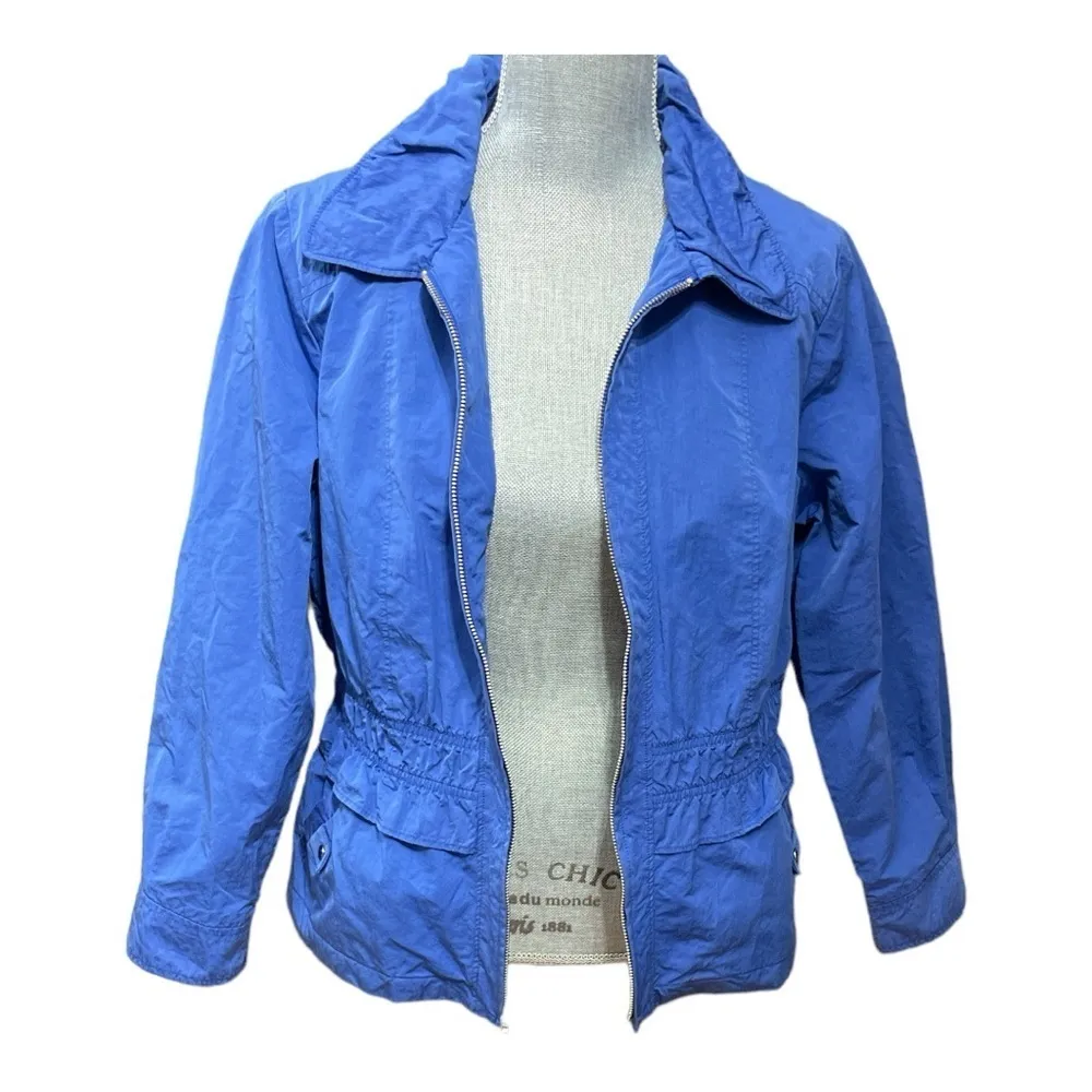 Zenergy By Chicos Blue Jacket size 2 - Image 5