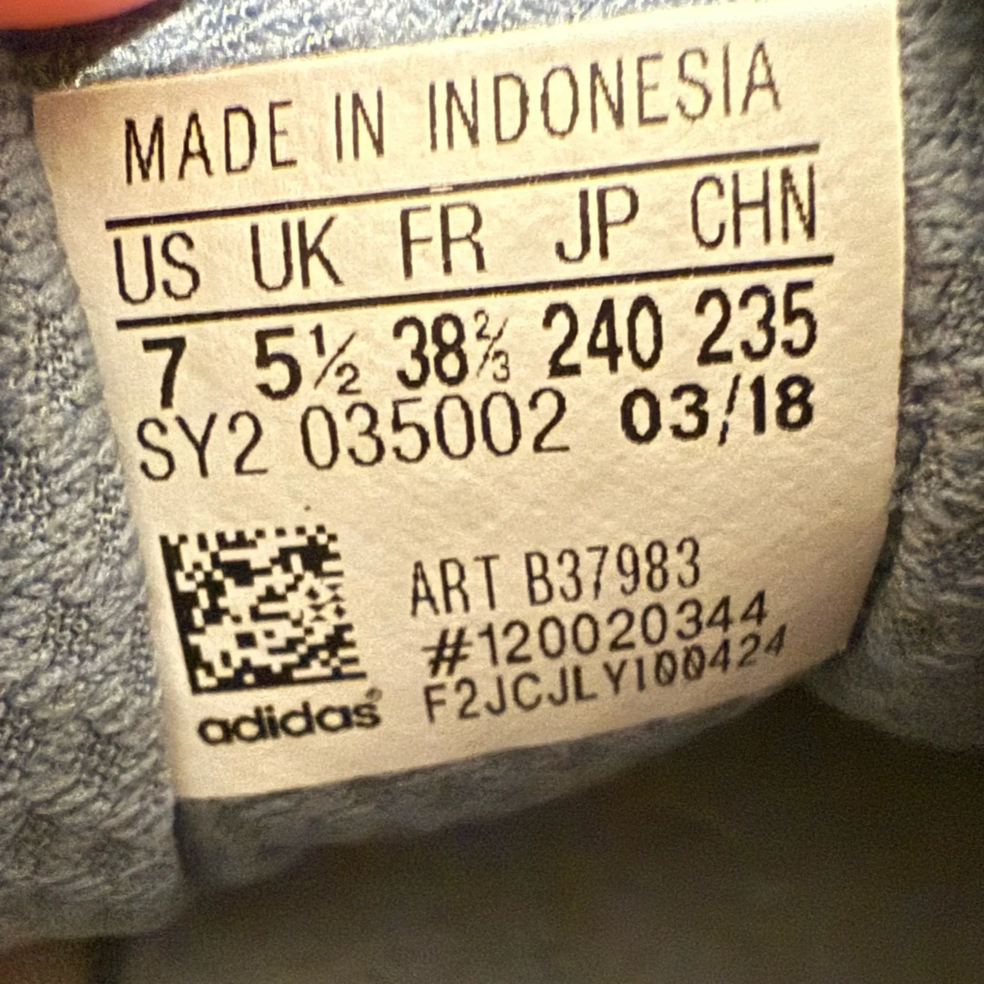 Adidas Women’s N-5923 Raw Grey Sneakers Trainers Size 7 Blue-Gray and White - Image 10