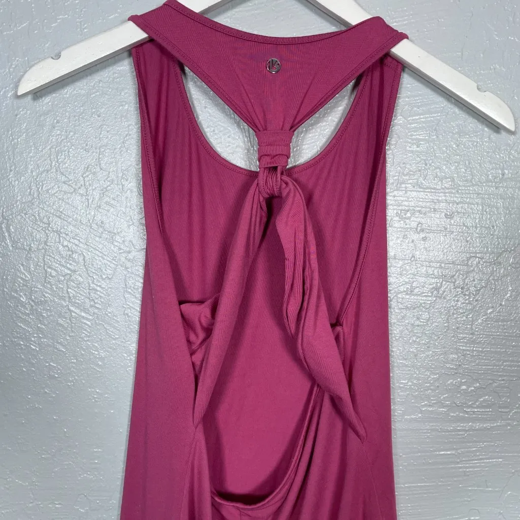 BuffBunny Women S Fuchsia Pink Tank Racerback Stretch Athleisure Workout Gym - Image 6