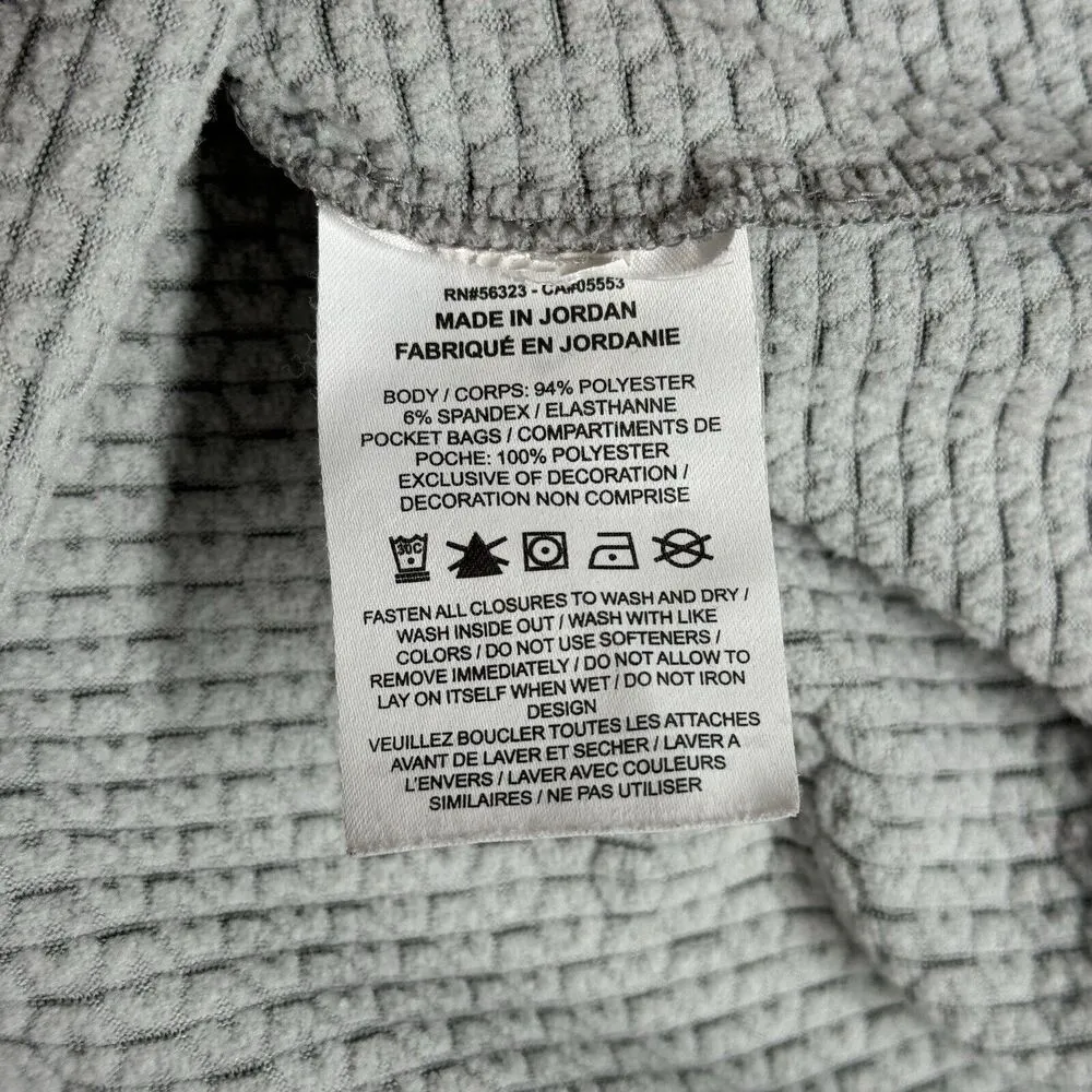 Nike Shirt Womens Large Gray Dri-fit Mock Neck Sweatshirt Casual Running Neutral - Image 8