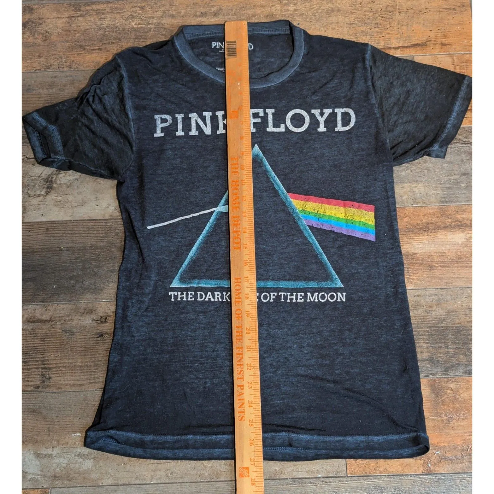 Pink Floyd Dark Side of the Moon T-Shirt Black Small S Prism Graphic Band Tee - Image 4