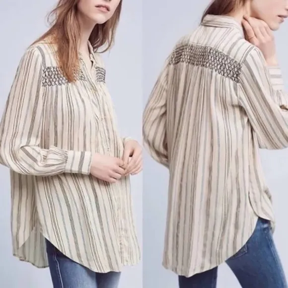 Anthropologie Floreat Northfolk Button Down Shirt - Image 2