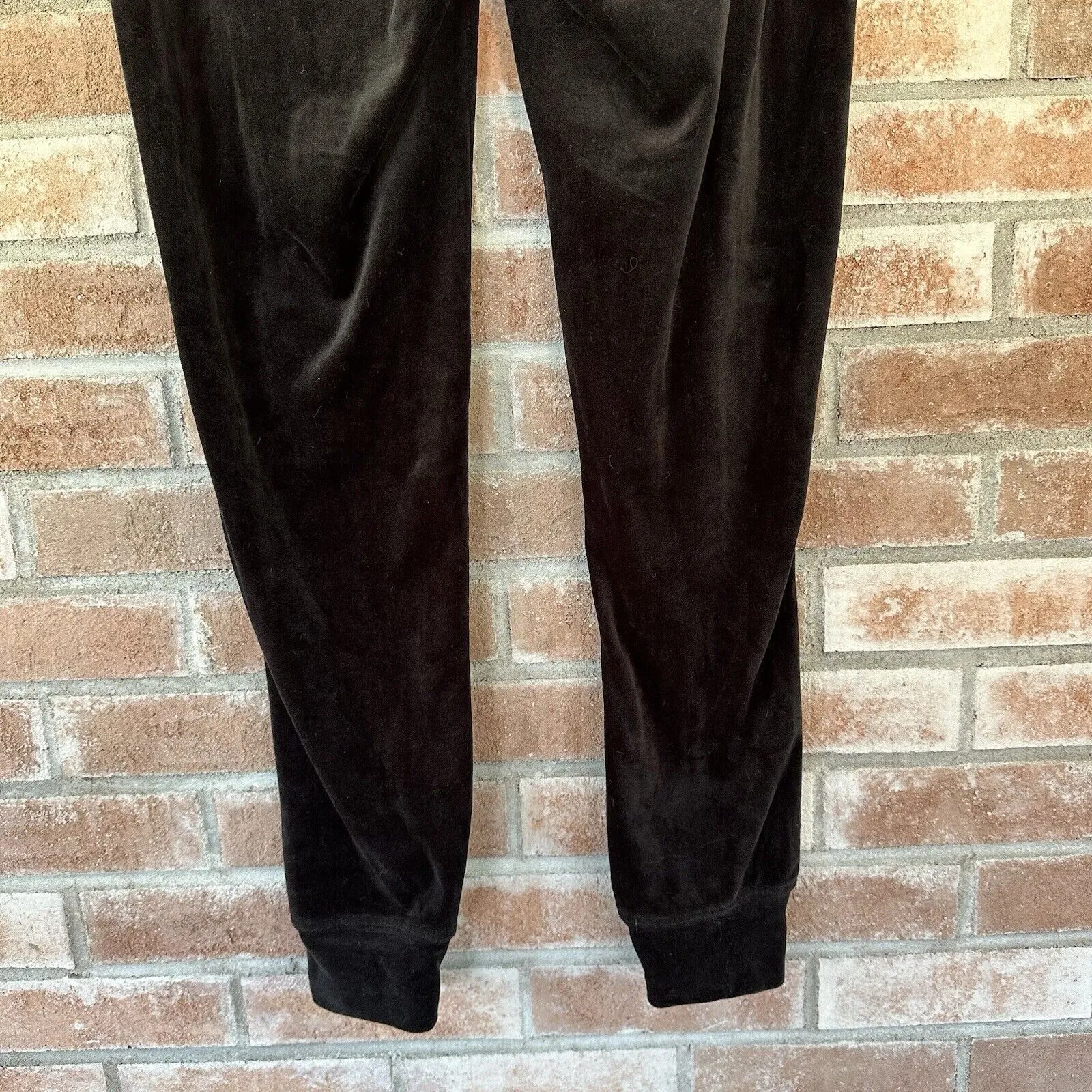 House of Harlow 1960 Velour Joggers Sweatpants Black Small - Image 6