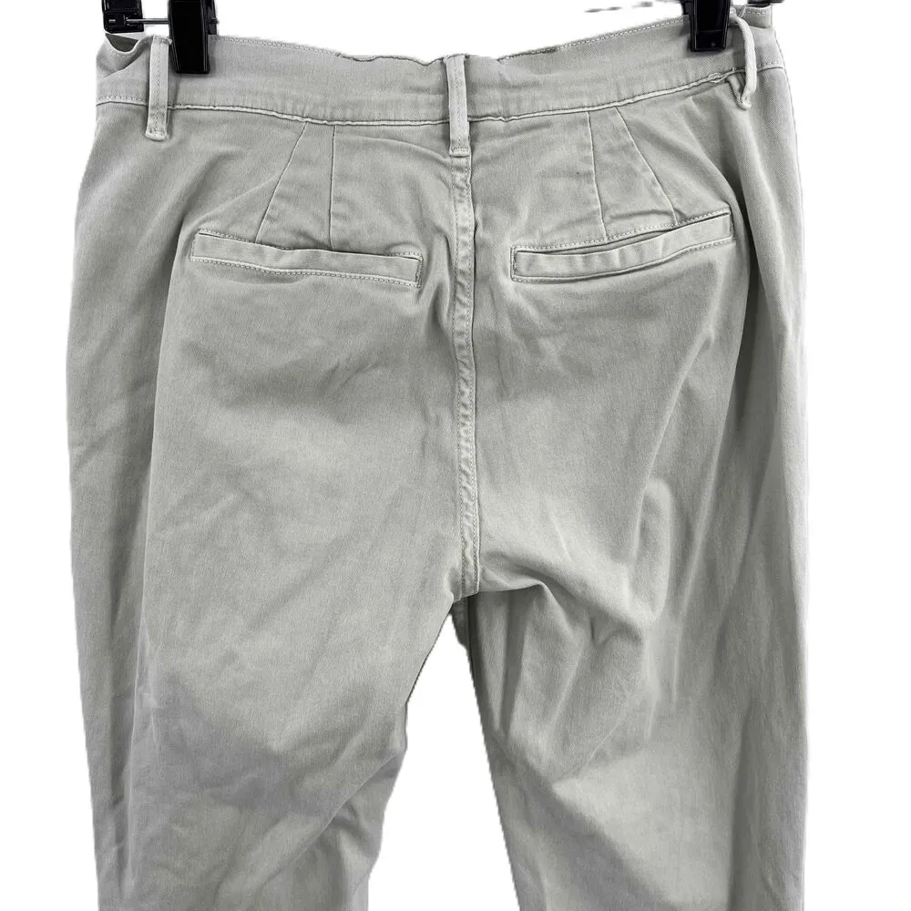 Frame Light Grey Le Beau Straight Leg Khaki Chinos Womens 29" Waist - Image 6