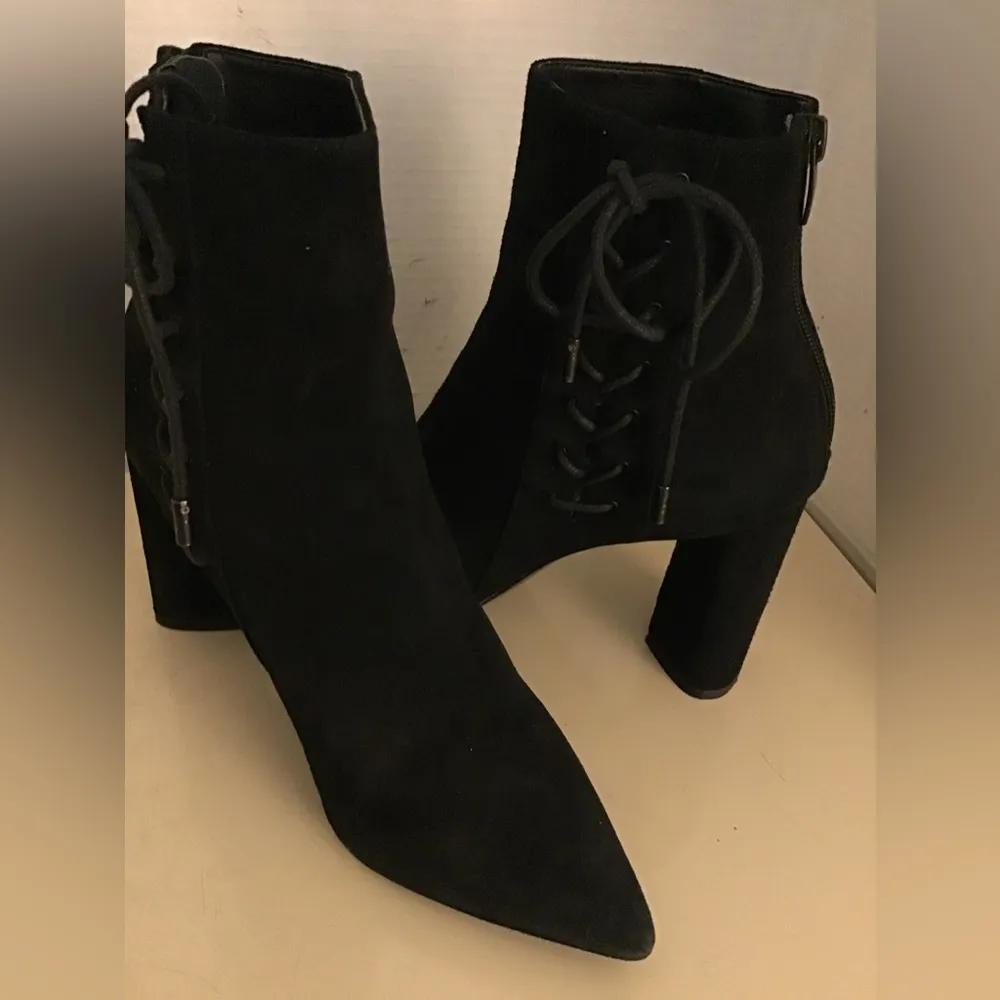 Kylie & Kendall women black suede Gretchen boots US 9 - Image 3