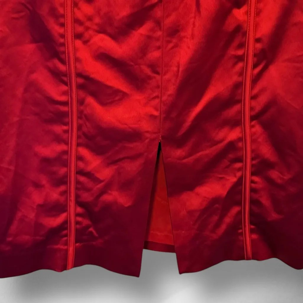 White House Black Market Red‎ Skirt - Image 4