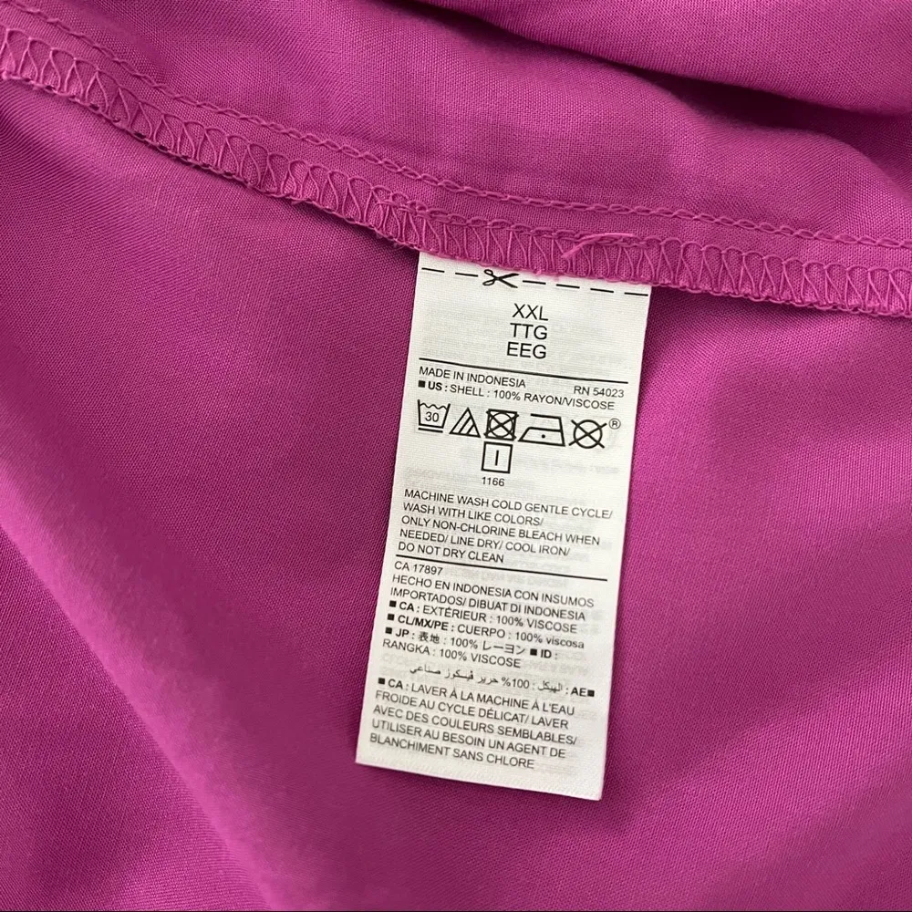 NWT, Old Navy Keyhole Back V-Neck Front Sleeveless Hi-Low Shift Dress, XXL Tall - Image 12