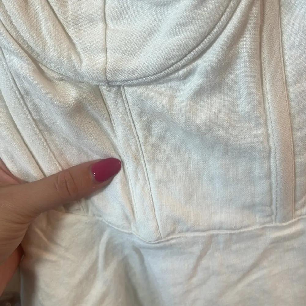 Bardot Linen Mini Dress - Image 6