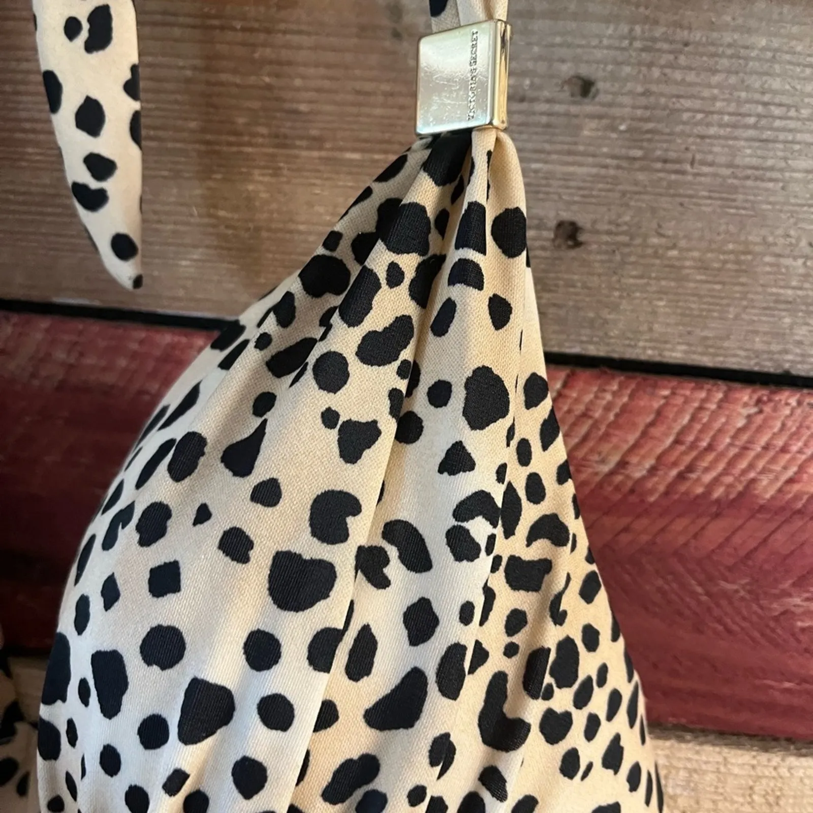 Victoria’a Secret Cheetah Print Halter Swim‎ Suit Top Size Small - Image 5