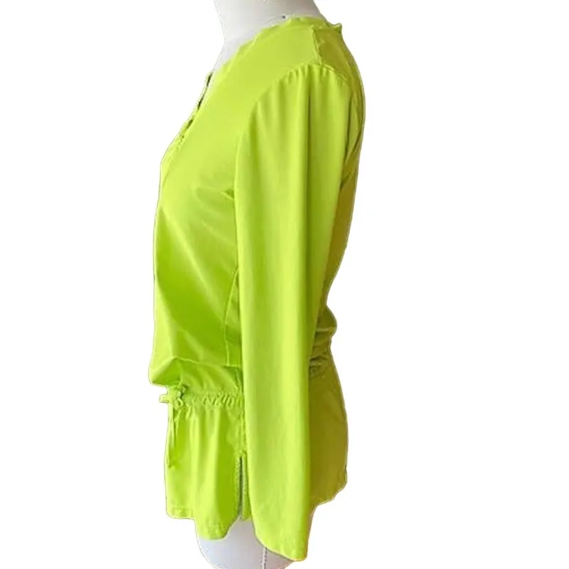 ATHLETA Neon Green Wick-It Swimsuit Bathing Suit Coverup #581751 ~ Womens MEDIUM - Image 4