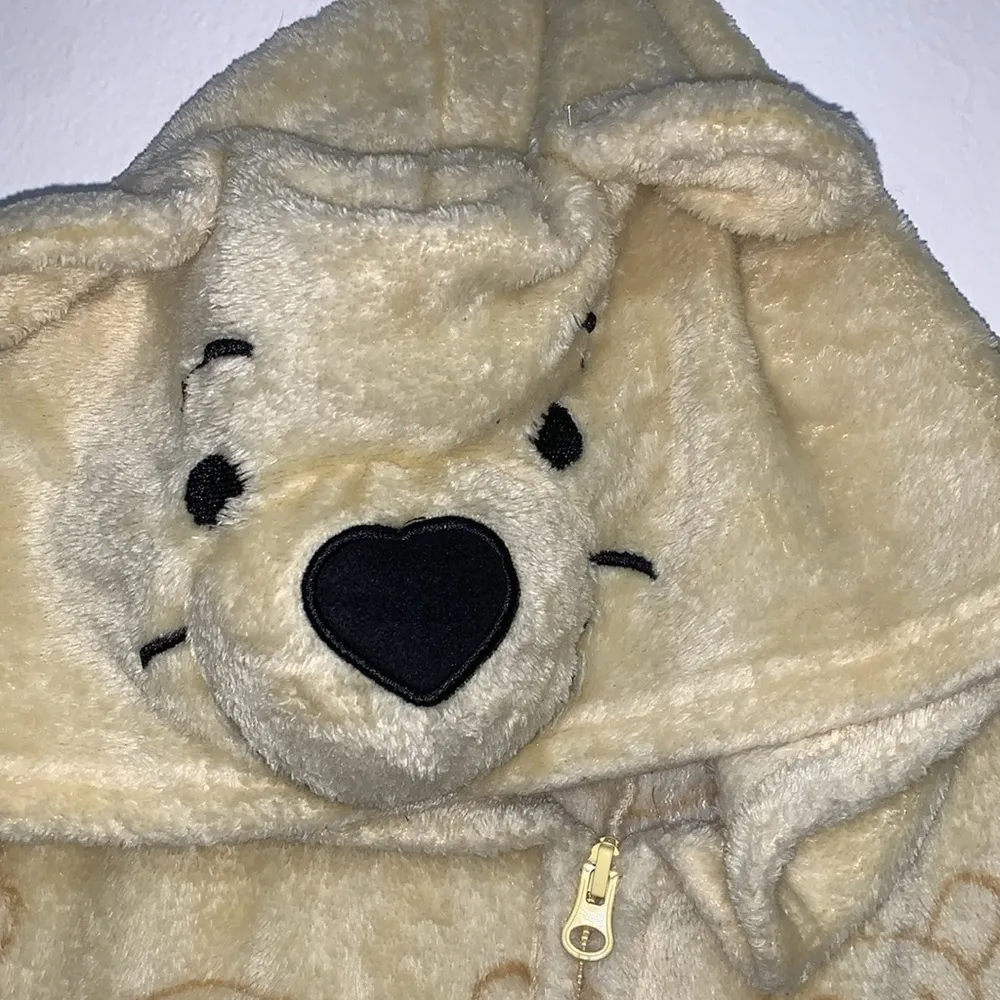 Disney Winnie the Pooh adult woman teenager onesie size SMALL (4-6) zip up - Image 2