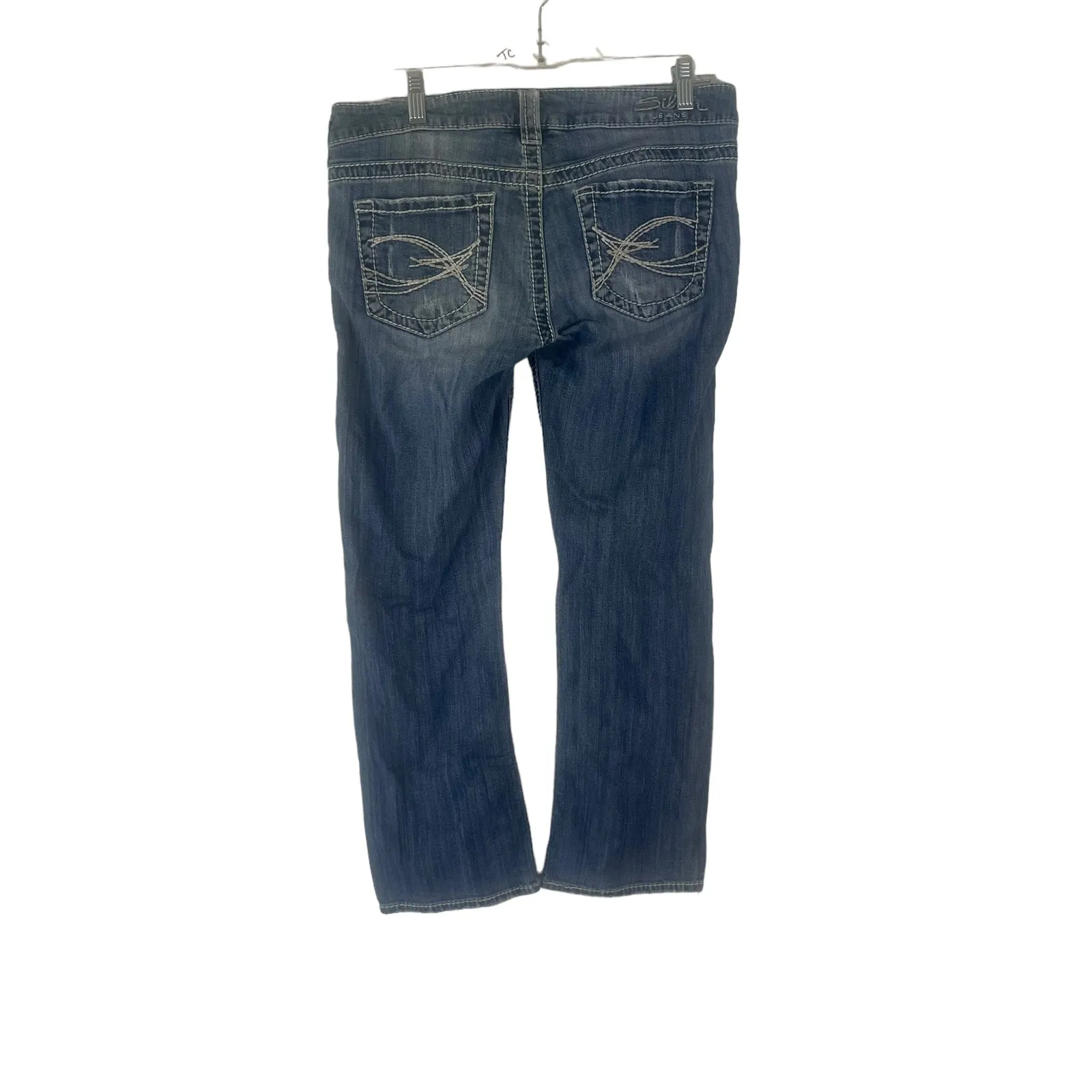 Silver Jeans Women's Size 28 Tuesday Capri Embroidered Pockets Jeans - Image 5