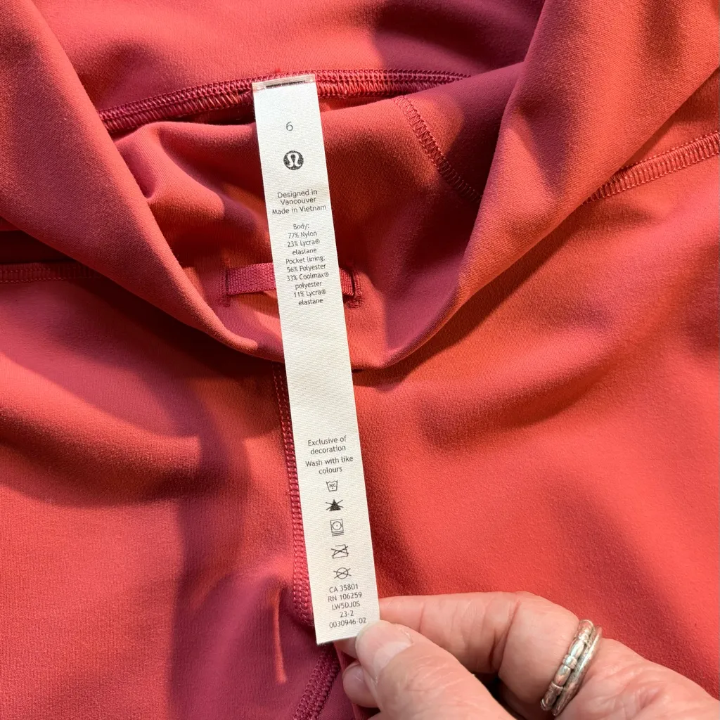 Lululemon  Wunder Train High-Rise Tight 28"
Brier Rose Sz 6🧡 - Image 10