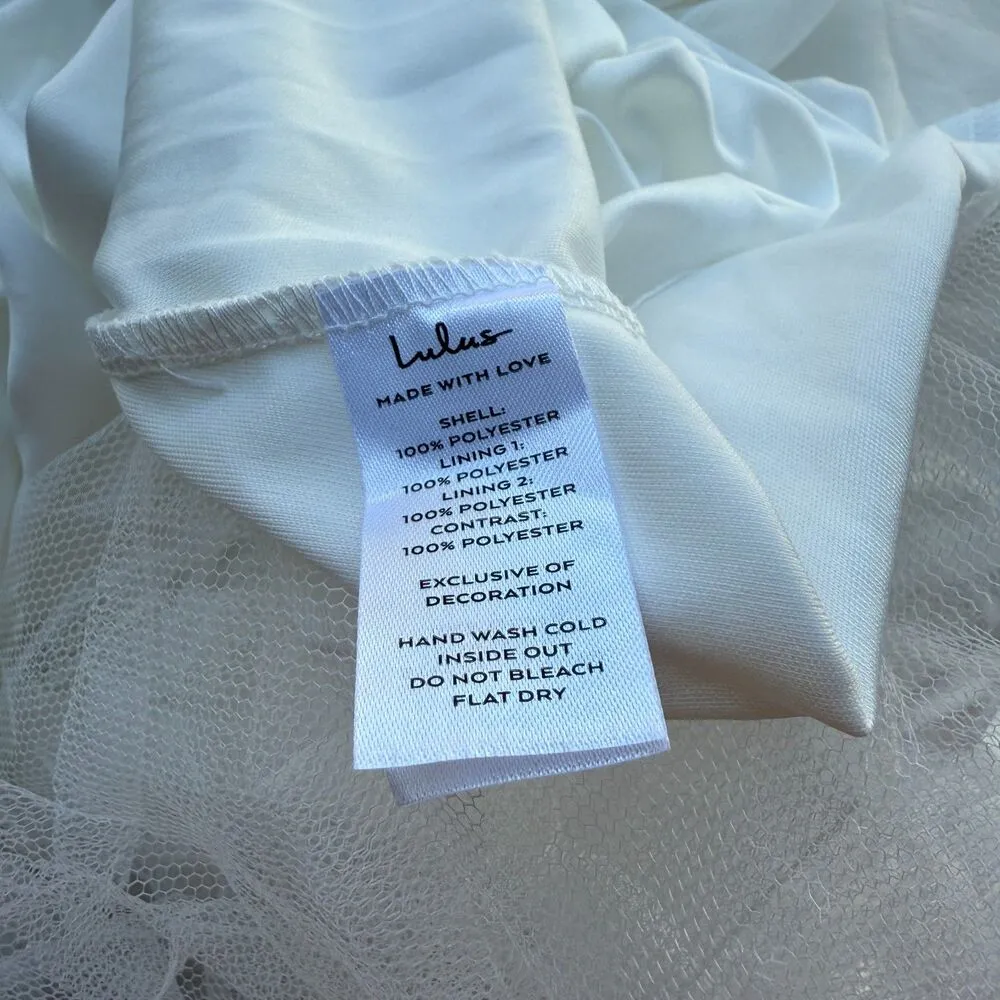 Lulus Yours for Eternity White Organza Embroidered Pleated Maxi Dress - Image 12