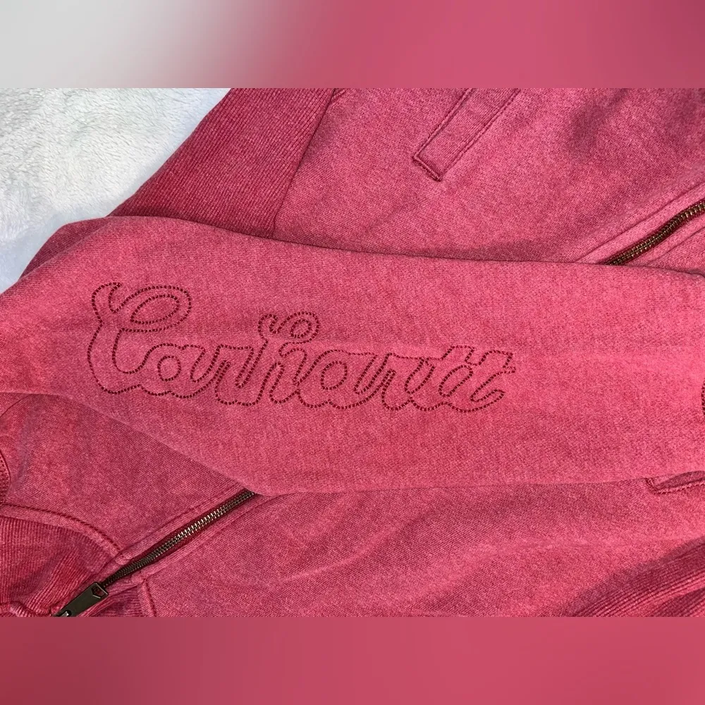 CARHARTT Full Zip Hoodie sz M - Image 6