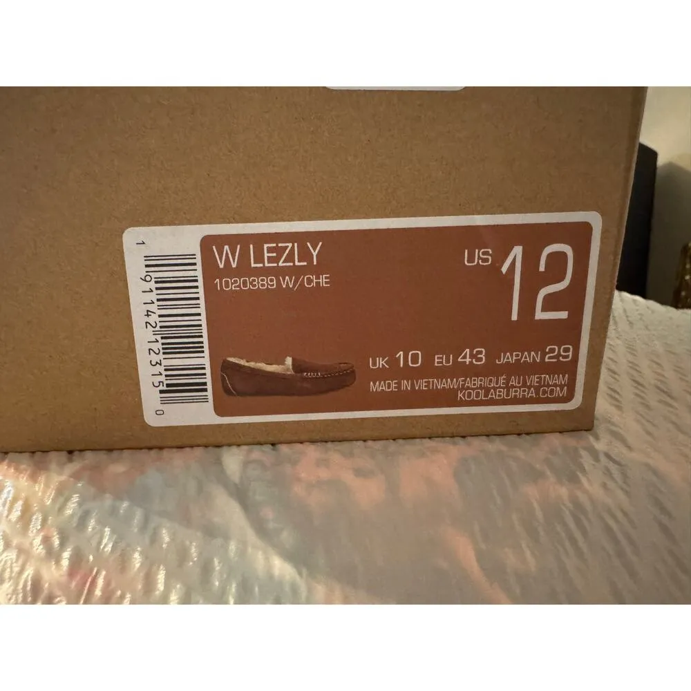 Koolaburra by UGG Women's Lezly Slipper Suede Chestnut Size 12 - Image 9