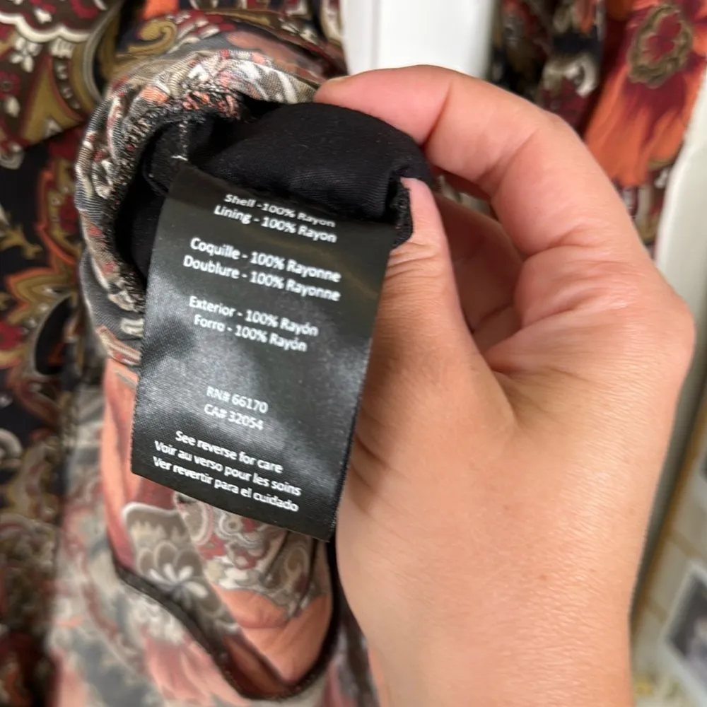 ATSU Anthropologie Tenley paisley floral mini dress - Image 8