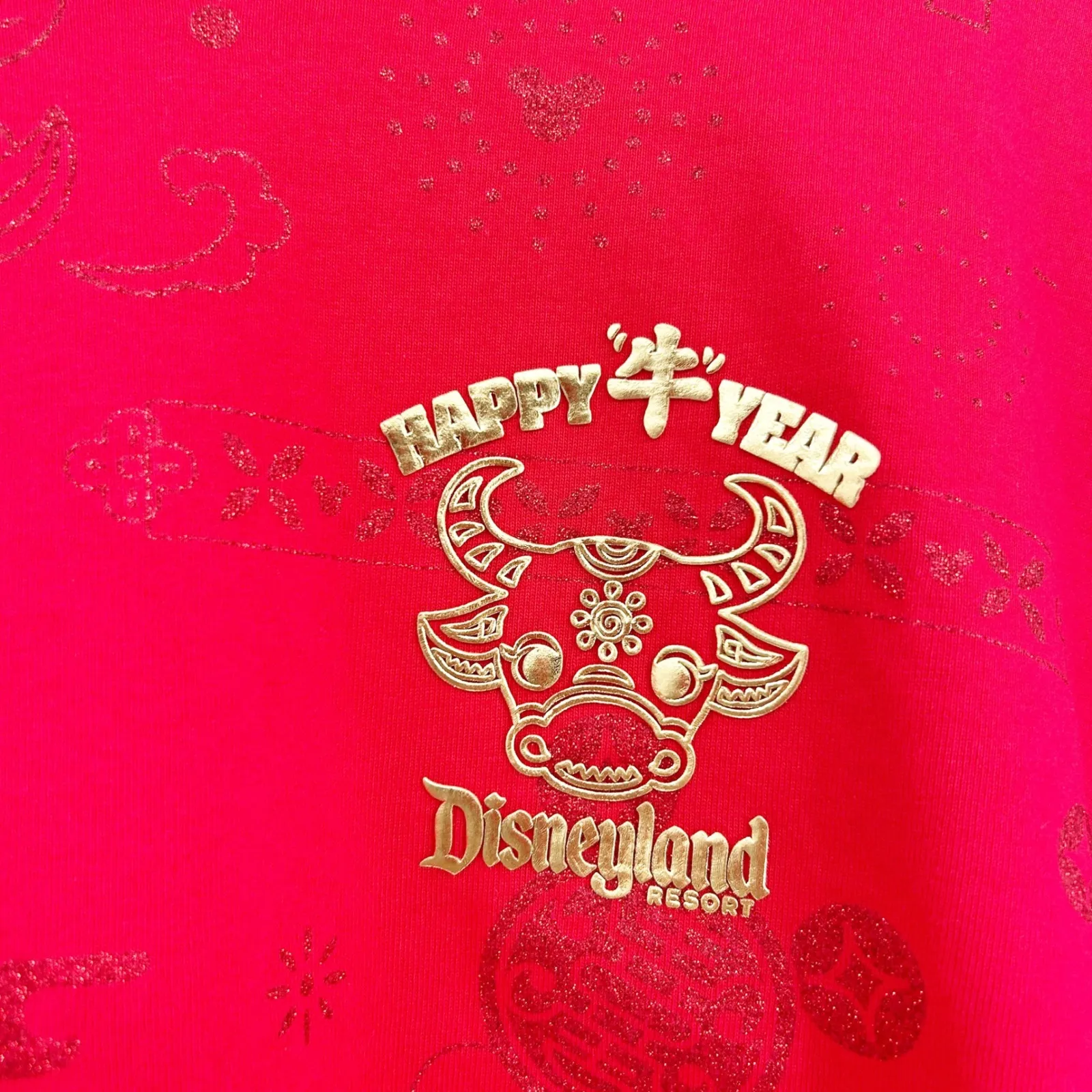 NWT Disney Parks 2021 Chinese New Year Of The Ox Mickey Mouse Spirit Jersey L - Image 2