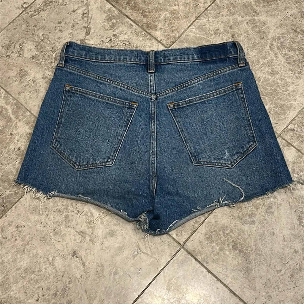 Abercrombie & Fitch Curve Love High Rise The Mom Short Size 29 - Image 7