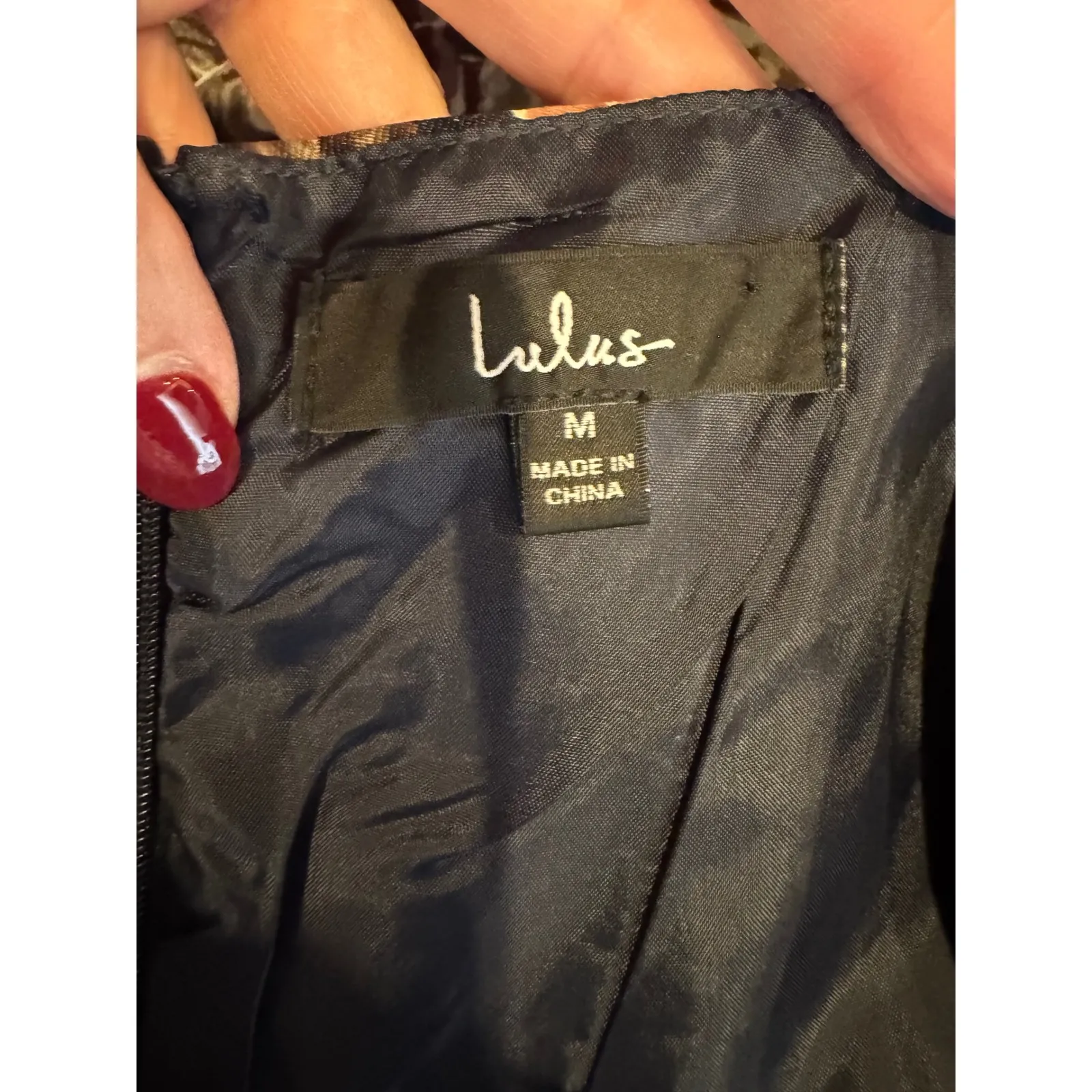 Lulus Dress Women Medium Navy Blue Elegant Pick Floral Bustier Maxi Party Boho - Image 10