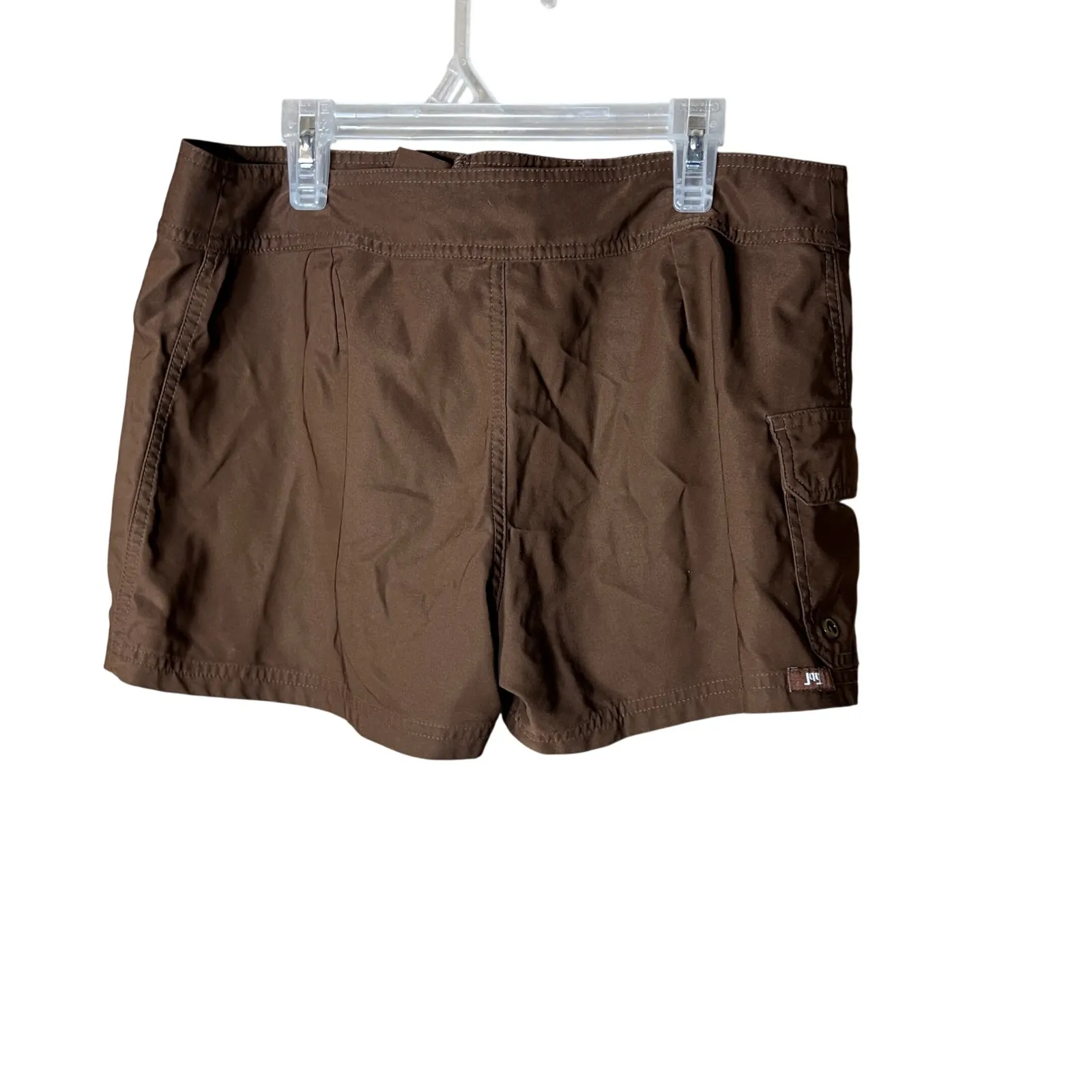 JAG Women Brown Board Shorts Swim Trunks Size M Size M - Image 3