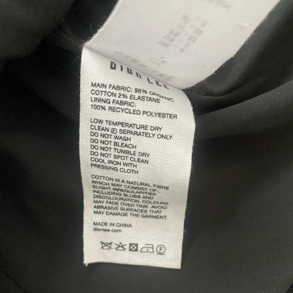 Dion Lee Zip Underwire Mini Dress Black Size 0 - Image 13