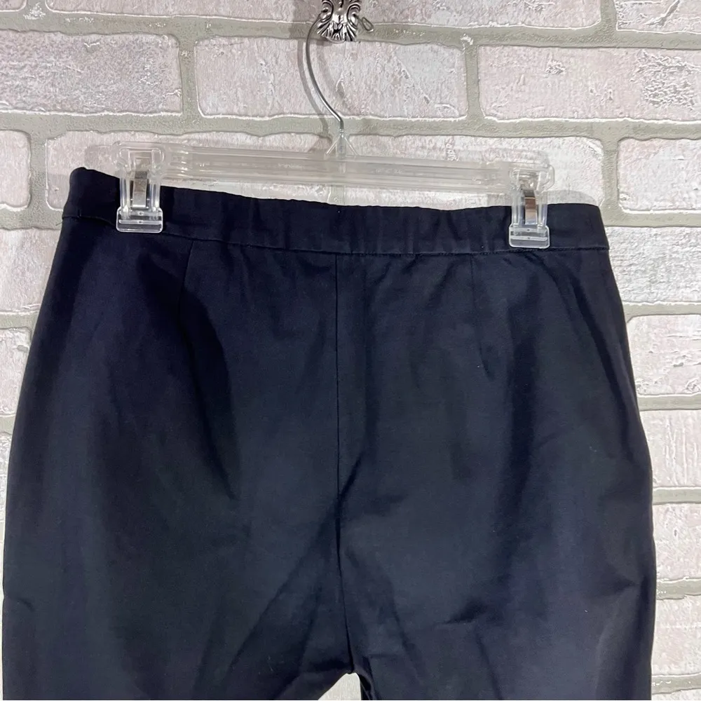 Theory Thaniel Approach Navy Cropped Slim Leg Pants Size 4 - Image 13