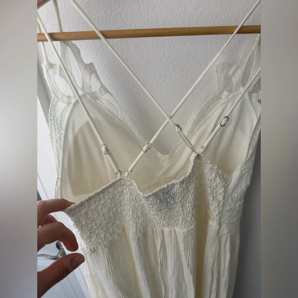 • Blue Rain • NWOT White Lace Maxi Dress Medium - Image 5