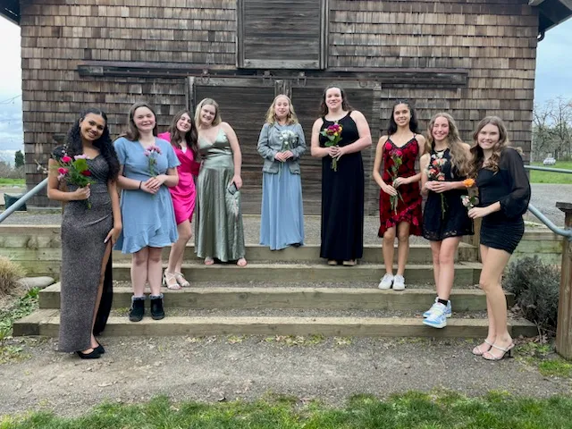 Green Satin Prom / Bridesmaid Dress Size M - Image 12