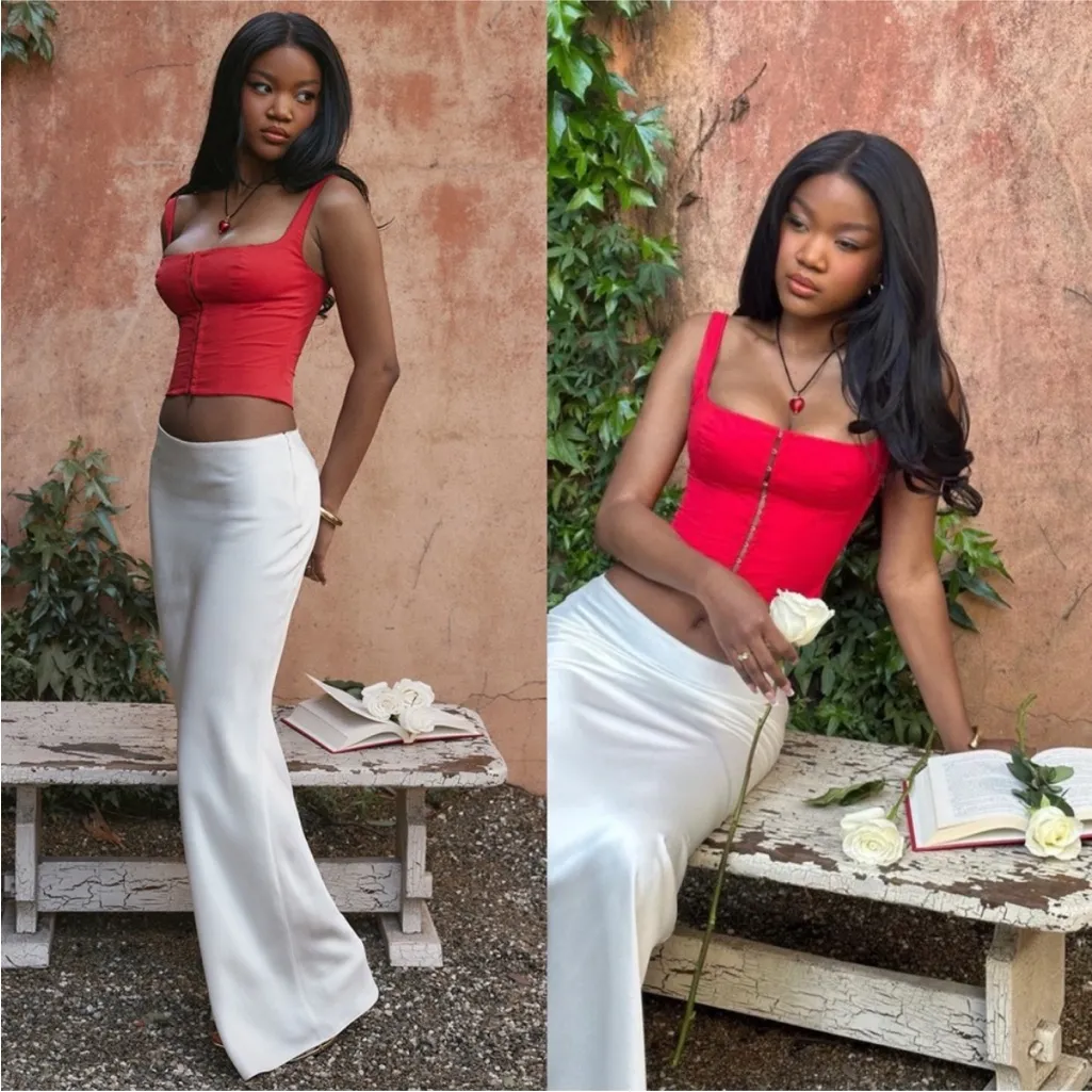 HOUSE OF CB 'Pia'‎ Cherry Corset NWOT size M - Image 10