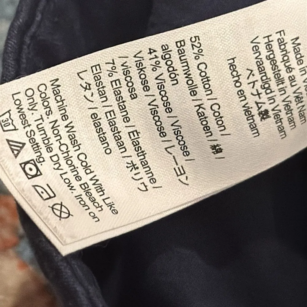 J.Crew Sydney wide-leg pant in bi-stretch cotton blend in navy 2 - Image 7