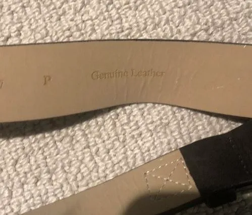 NWOT Worth Brown Leather Belt - Image 4