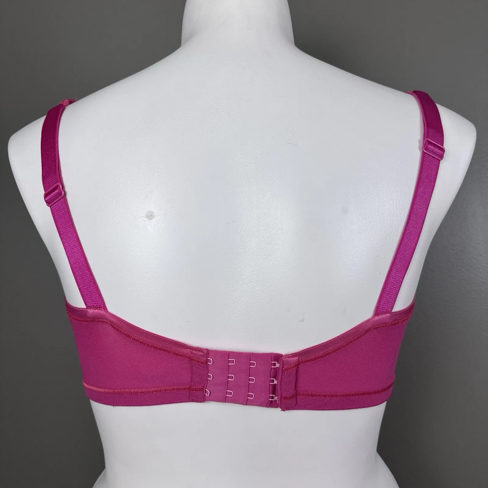 Cosabella Soire Confidence Curvy Bralette Size Large Pink Wirefree Unlined Sheer - Image 4